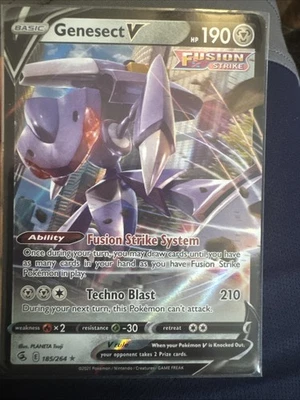 Genesect V 185/264 Swsh08: Fusion Strike Holo - Image 1 of 2