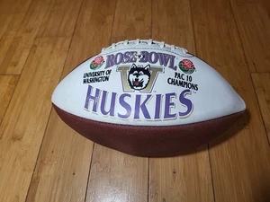 Washington Huskies 1993 Rose Bowl Champions Commemorative Full Size Football 2i - Bild 1 von 6