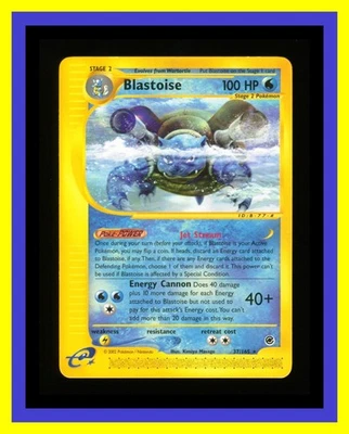 Blastoise - 37/165 - Expedition Base Set - Non Holo Rare - Pokemon Card - Image 1 of 3