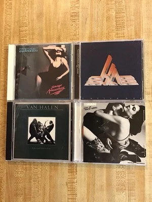 Lot Of 4 Scorpions And Van Halen CD’s Excellent! Foto 1 de 2