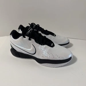 Nike LeBron 21 Conchiolin White Black Men’s Size 9.5 Basketball Shoes HF5841-100 - Picture 1 of 14