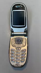 LG VX6100 Silver Verizon Rare Cellular Flip Phone "UNTESTED" - Picture 1 of 3