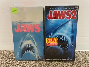 Vintage VHS Jaws & Jaws 2: Special Edition Heimvideo - NEU!! VERSIEGELT!! - Bild 1 von 2