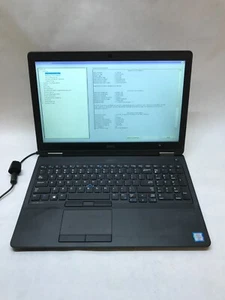 Dell Latitude E5570 15" Intel i5-6300U NO RAM NO HDD/OS No Cover No Battery - DW - Picture 1 of 8