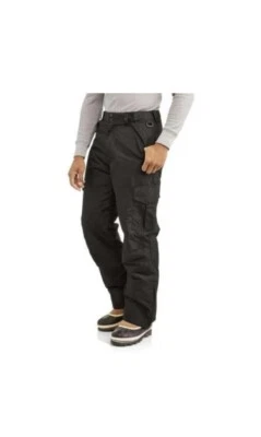 Pantalones de esquí para nieve Swiss Tech cargo para hombre negros talla 4XL 52-54 - NUEVOS Foto 1 de 4