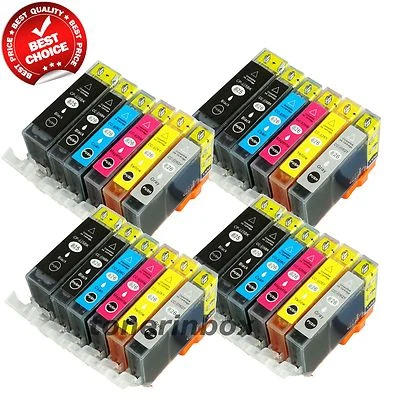 24 Pack PGI-225 CLI-226 ( w/Gray) Ink Cartridge For Canon PIXMA MG6120 MG6220 - Image 1 of 2