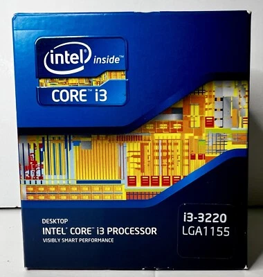Intel Core i3-3220 3.30GHz 2C/4T 3M Cache 55W Processo CPU SR0RG Heatsink/Fan - Image 1 of 4
