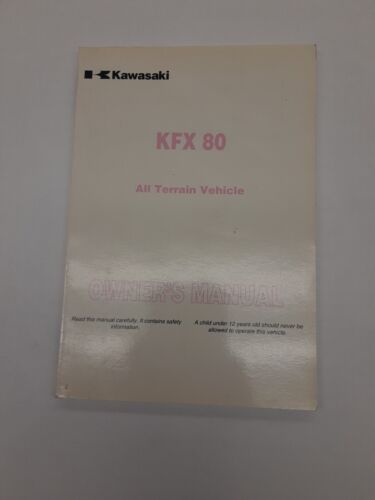 NEW 2006 Kawasaki KFX80 Owner's Manual