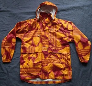NEU Adidas Nylon Regenjacke Windbreaker Jacke Vintage Retro Wetlook Glanz Shiny - Bild 1 von 2