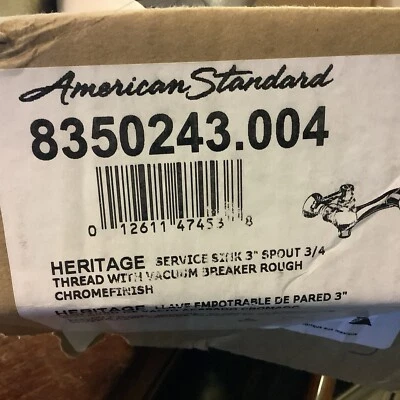 Manija de palanca American Standard 8350243.004, grifo recto de 2 orificios de montaje en pared Foto 1 de 4