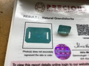 6.45 CT’s of certified grandidierite - Picture 1 of 1