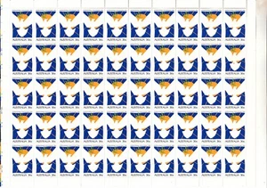 1986 Peace 36c stamp in full sheet. Face value $18.00.00. MUH. - Picture 1 of 1