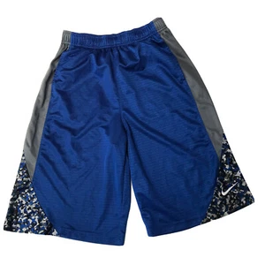 Nike Basketball Shorts Boys X-Large Camo Satin Dazzle Shiny Mesh Athletic Gym - Picture 1 of 9