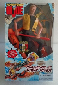 NUOVO CON SCATOLA NUOVO CON SCATOLA 1998 HASBRO GI JOE THE ADVENTURES CHALLENGE AT HAWK RIVER 81465 - Foto 1 di 3