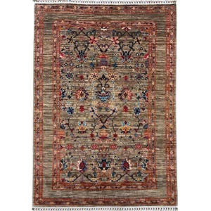 Handmade (4' x 6') Sultani Tribal Afghan Oriental Wool Rug - Picture 1 of 14