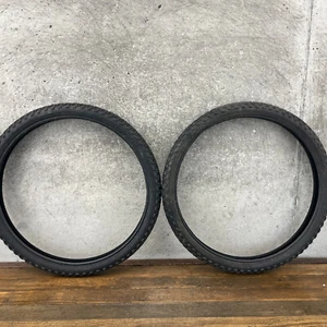 Old School BMX Tires 20 in Black 1990s Comp 3 Clone  20 x 1.75  Kenda Set 2 - Picture 1 of 12