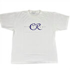 T-shirt graphique blanc vintage années 90 Crown Royal Whiskey Promo logo taille XL
