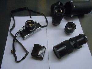 35mm camera and Lenses, OM-10 Olympus, Used-old