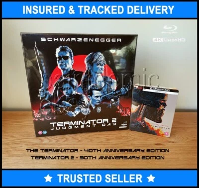 Terminator 2 30th Anniversary, The Terminator 40th Anniversary 4K 2D+3D Blu-ray - Image 1 of 4