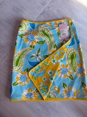 NUEVA Falda envolvente reversible Kimberly talla 10 Lilly Pulitzer Foto 1 de 3