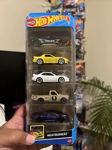 Hot Wheels Night Burnerz 2022 paquete de 5 - Imagen 1 de 6