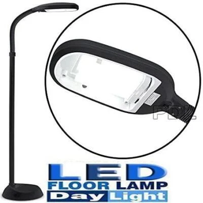 ROCKLINE Floor Standing Daylight LED Reading Hobby Work Craft SAD Standard Lamp Light New