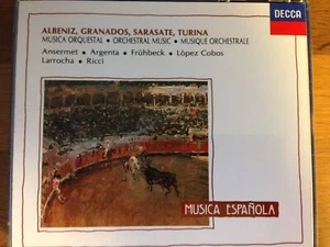 Musica Espanola: Orchestral Music (2 CD Set, 1992) Art work has small #2 on - Picture 1 of 2