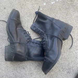 ariat lace up riding boots boston toe size 11 m - Picture 1 of 6