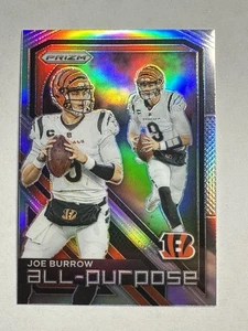 Panini Prizm 2023 - Joe Burrow multiusos #APP-JB Silver Prizm - Imagen 1 de 6