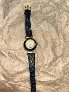 Orologio donna Visage, cinturino in pelle navy, batteria nuova, funzionante - Foto 1 di 24