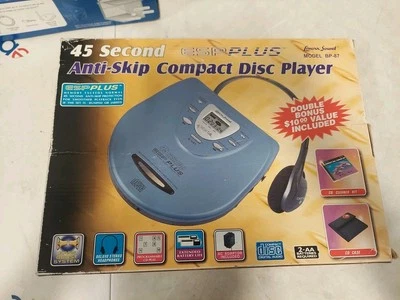 Vintage Lenoxx Sound  Compact Disc Player w/Headphones BP-87 NEW IN BOX #2827 - Image 1 of 4