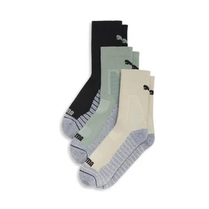 PUMA Men's Half-Terry Crew Socks (3 Pairs) - Picture 1 of 3