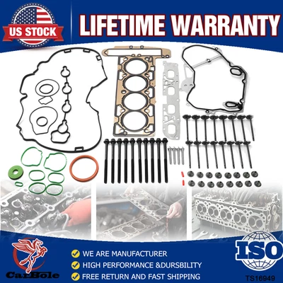 Junta de culata HS26517PT HS54874 con juego de pernos para Chevrolet Equinox GMC Terrain 2,4 L Foto 1 de 4