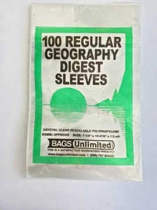 BAGS UNLIMITED Wiederverschließbare Polybeutel 100 1,5 Mil Digest 7-1/4" x 10-3/16" #SPPNGRR - Bild 1 von 4