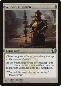 Sentinel Dispatch - CNS (Conspiracy) #11 MTG Magic The Gathering - Picture 1 of 1