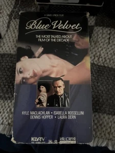 Blue Velvet VHS David Lynch 1986 Lorimar - Picture 1 of 2