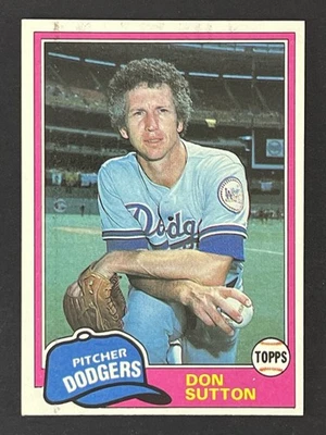 1981 Topps Don Sutton Los Angeles Dodgers #605 - Image 1 of 3