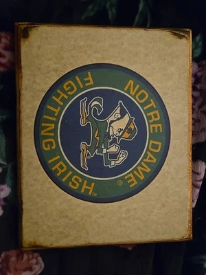 Notre Dame Fighting Irish Logo Wall Art - Image 1 of 2