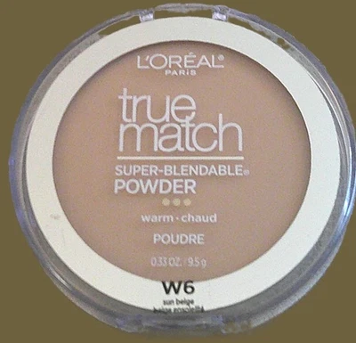 L'Oreal True Match Super-Blendable Powder W6 Sun Beige NEW - Image 1 of 2