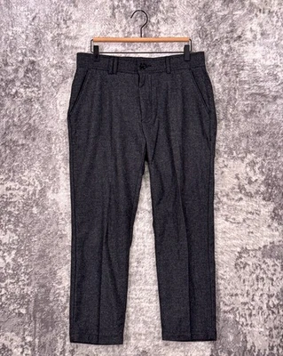 I LOVE UGLY Pants Medium Mens Slim Kobe Gray Wool Tweed - Image 1 of 4