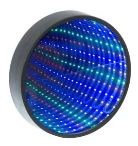 Round Infinity Mirror 42 LED Tunnel Light - Picture 1 of 3