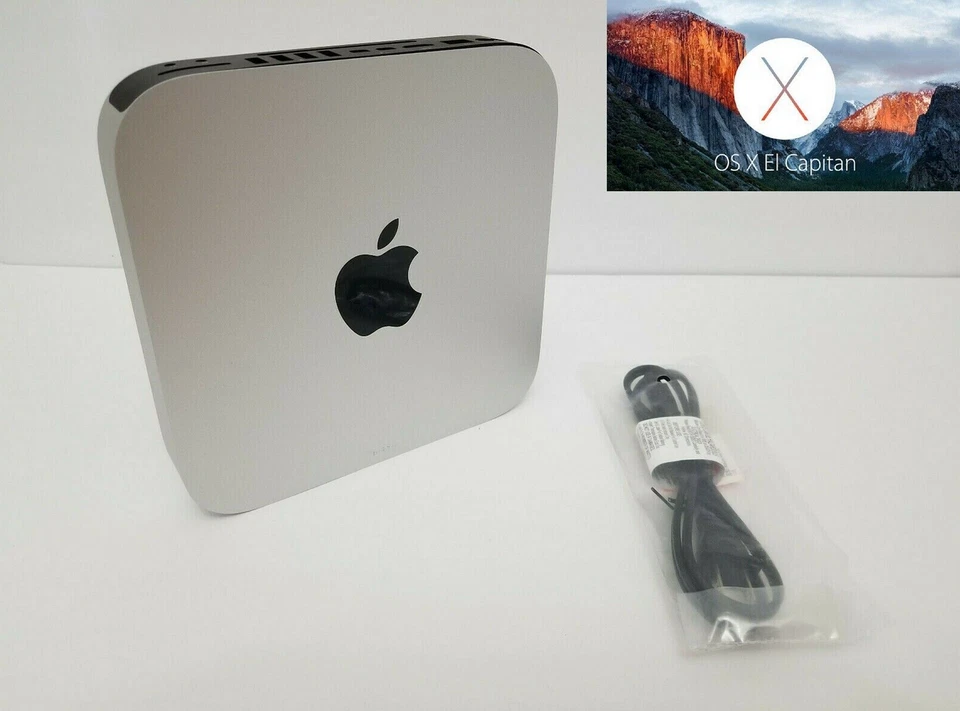 APPLE MAC MINI MODEL A1347 INTEL CORE DUO 2.4GHZ 4GB RAM 1TB OS X El Capitan - Image 1 of 4
