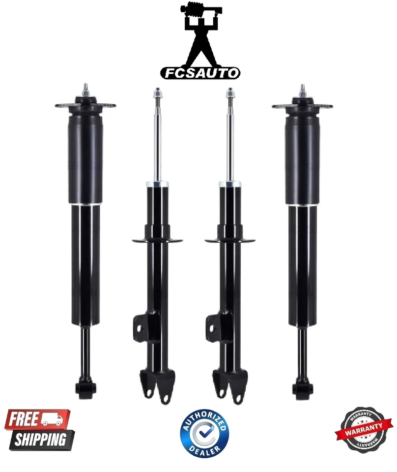Complete FCS Front Strut & Rear Shock fits 05-10 Chrysler 300 Dodge Charger - Image 1 of 1