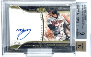 2016 Topps Tier One Manny Machado Prime Performers Auto 05/50 - Picture 1 of 2