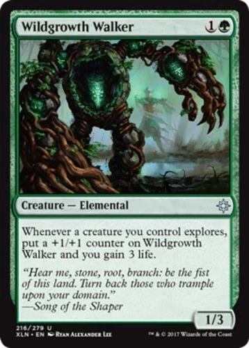 MTG - Wildgrowth Walker - Ixalan - NM, English Magic FLAT RATE SHIP - Image 1 of 1