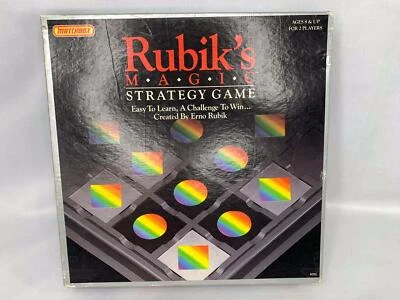 Vintage Rubik's Magic Strategy Game Matchbox Complete w/ Instructions 1987 8350 - Image 1 of 4