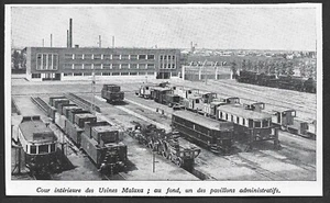 1939 -- ROUMANIE COUR INTERIEUR DES USINES MALAXA . 3W962 - Picture 1 of 1
