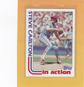 1982 TOPPS BASEBALL STEVE CARLTON #481 PHILLIES NRMT/NMMT *63803