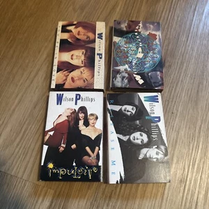4 X Wilson Phillips CASSETTE TAPE Single SET LOT COLLECTION ROCK - Imagen 1 de 2