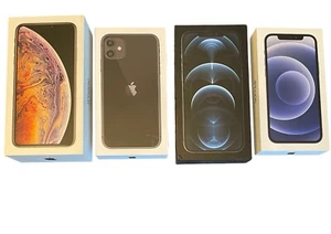 Lot Of 4 Authentic Apple iPhone Empty Boxes IPhones Xs Max 11 12 12 Pro Max - Zdjęcie 1 z 15